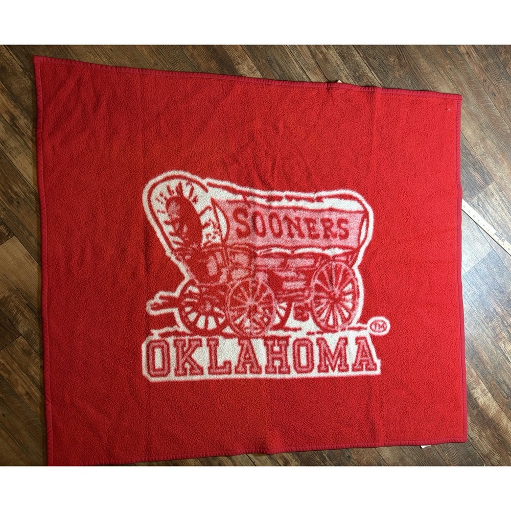 OKLAHOMA SOONERS 48"X55"  THROW BLANKET BIEDERLACK OU